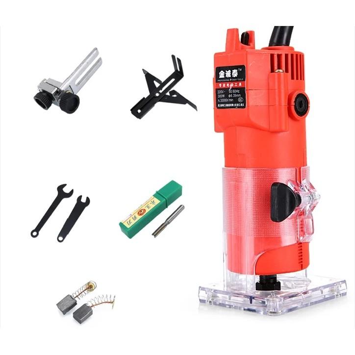 Máy phay gỗ cầm tay mini, máy soi gỗ chạy điện