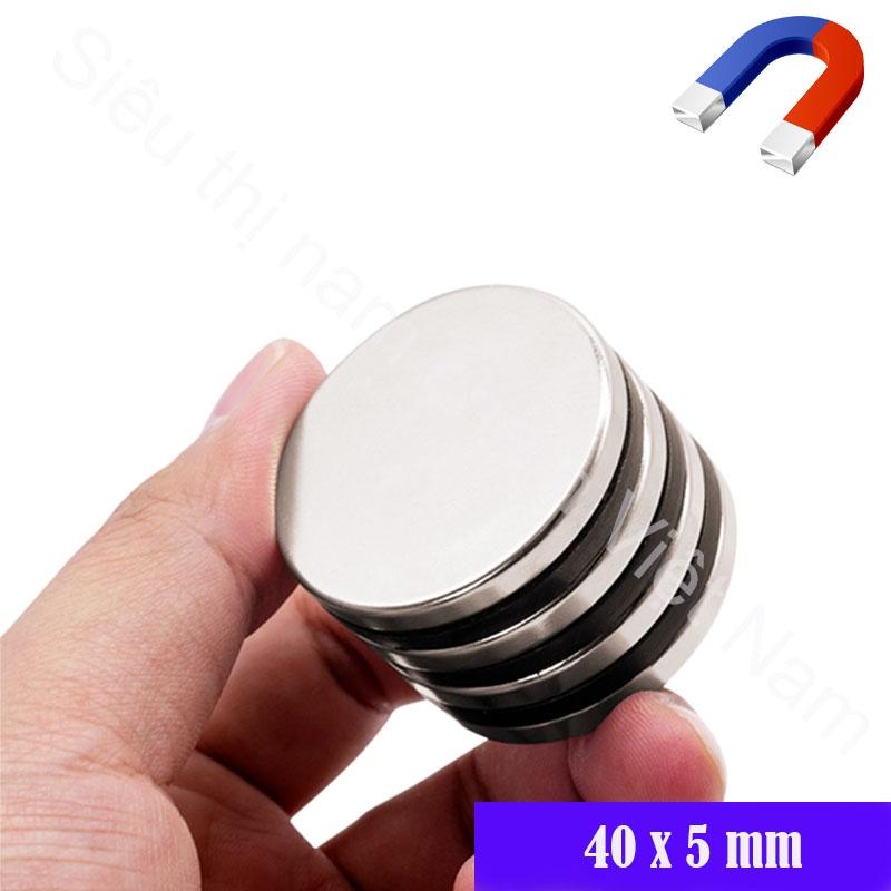 Nam châm đất hiếm 40x5mm siêu từ tính, siêu mạnh