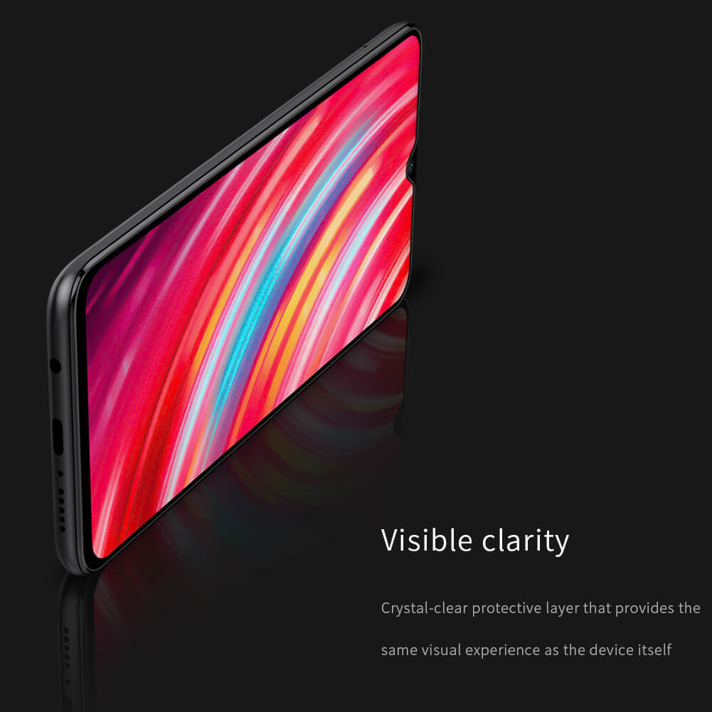 Miếng dán kính  cường lực 3D full màn hình cho Xiaomi Redmi Note 8 Pro hiệu Nillkin XD CP + Max (Mỏng 0.3mm, Kính ACC Japan, Chống Lóa, Hạn Chế Vân Tay) - Hàng chính hãng