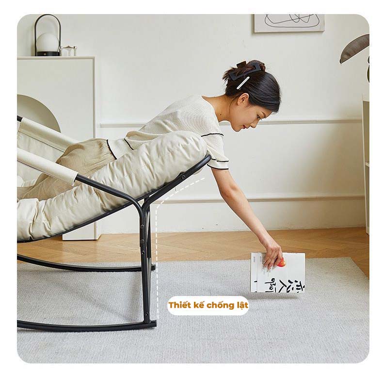 Ghế bập bênh thư giãn 2 chỗ Chính Hãng NIKITA, thiết kế êm ái, chống mỏi vai cổ