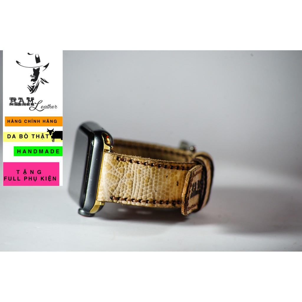 Dây đồng hồ da bò thật handmade - RAM classic 1926
