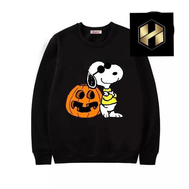 Áo sweater nam nữ halloween có bigsize nỉ bông dày mịn