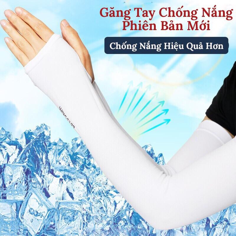 Găng tay chống nắng xỏ ngón siêu mát mềm mịn