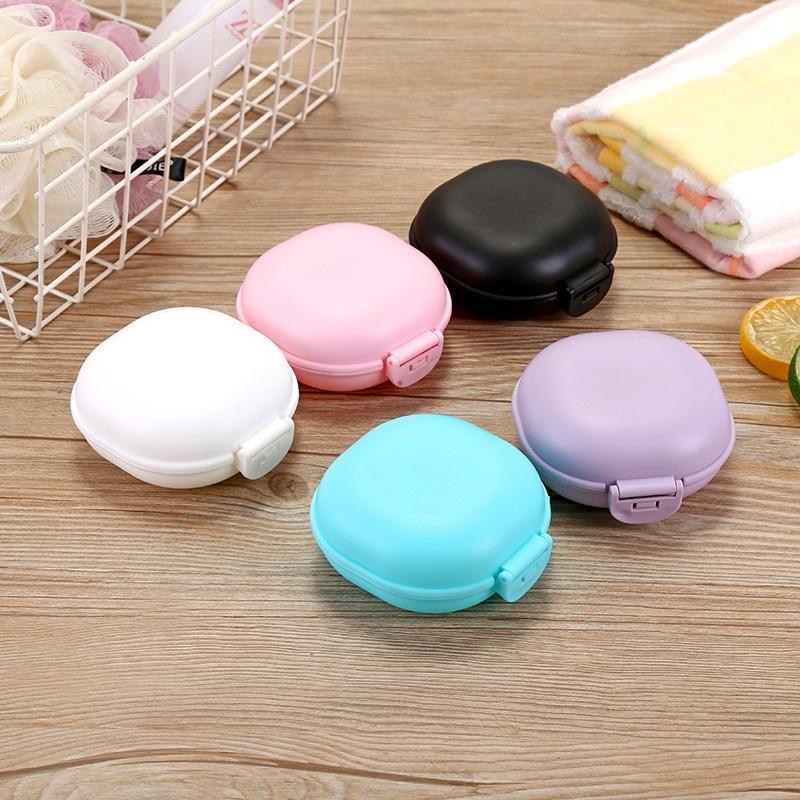 1PC Bathroom Soap Case Dish Plate Case Home Shower Travel Hiking Holder Container Portable Soap Box Dispenser Soap Rack With Lid