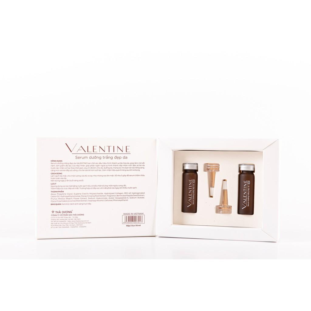 Serum dưỡng trắng đẹp da Valentine (Hộp 02 lọ x 10 ml) - Sao Thái Dương