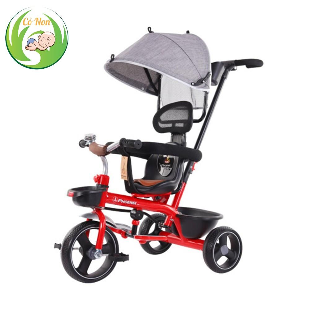 Xe đẩy 3 bánh mái che yên bọc da cao cấp