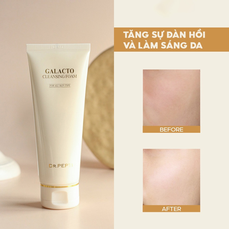 Combo 2 Sản Phẩm Làm Sạch Sâu, Se Khít Lỗ Chân Lông, Dưỡng Trắng Da, Mờ Thâm Sạm Dr.Pepti+
