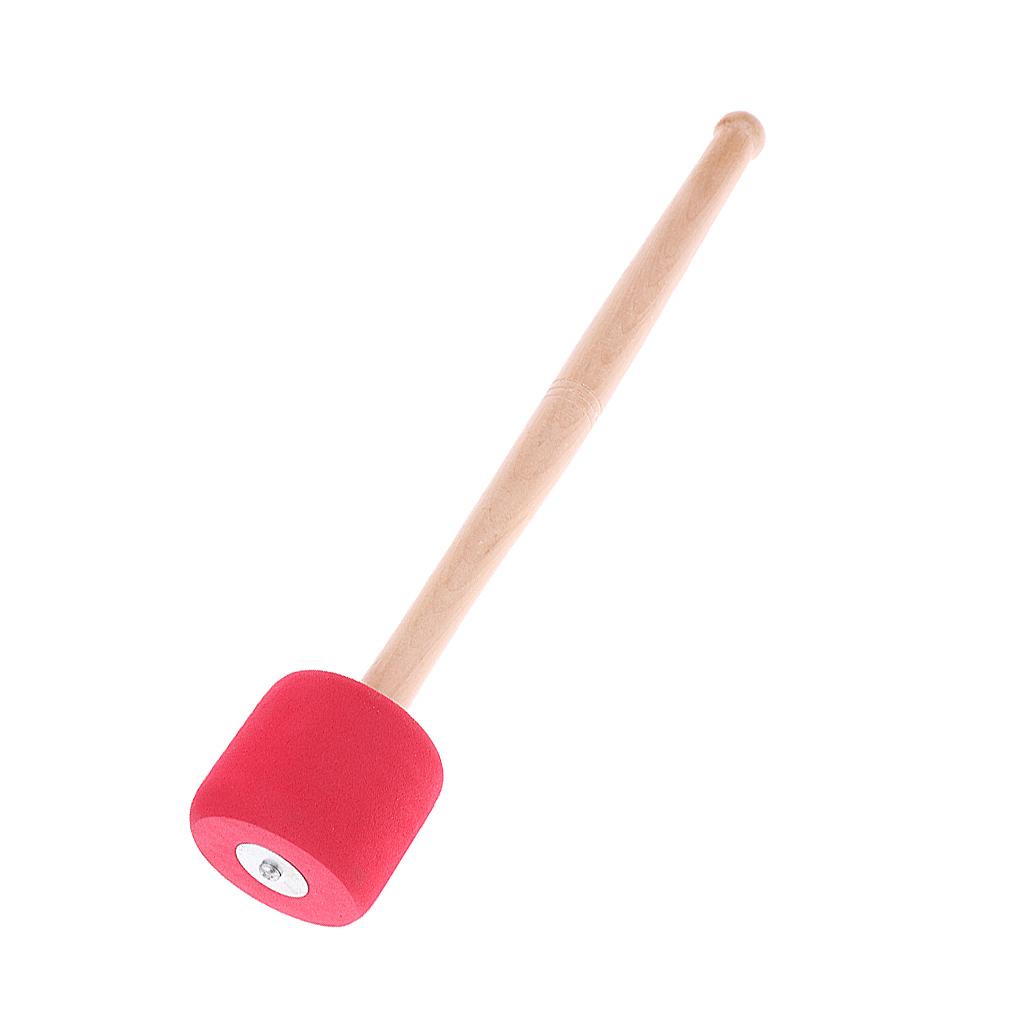 Bass Drum Mallet Stick Bọt Bộ Gõ Mallet Với Tay Cầm Gỗ