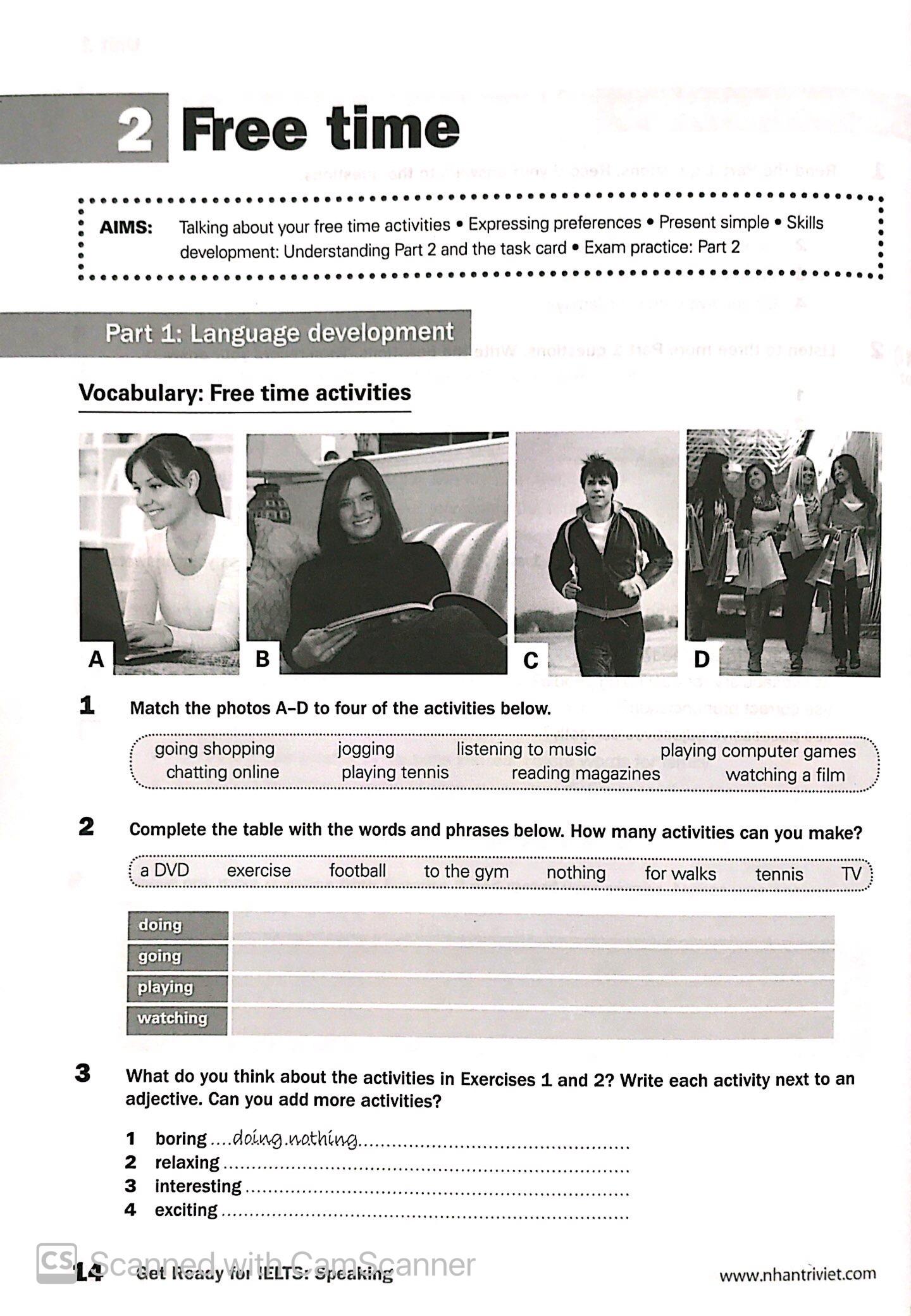 Collins - Get Ready For Ielts - Speaking - Pre-Intermediate A2+ (Tái Bản 2023)
