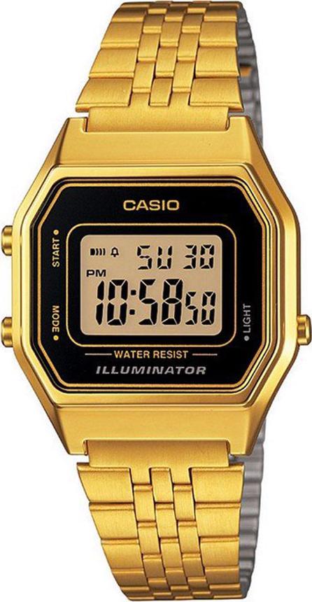 Đồng Hồ Nữ Dây Thép Không Gỉ Casio LA680WGA-1DF - Vàng (28mm)