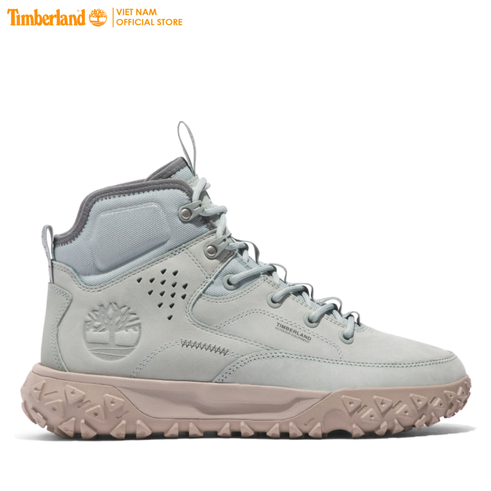Timberland Giày Thể Thao Nam Leo Núi GreenStride Motion 6 Mid Leather Grey Nubuck TB0A62XVNF