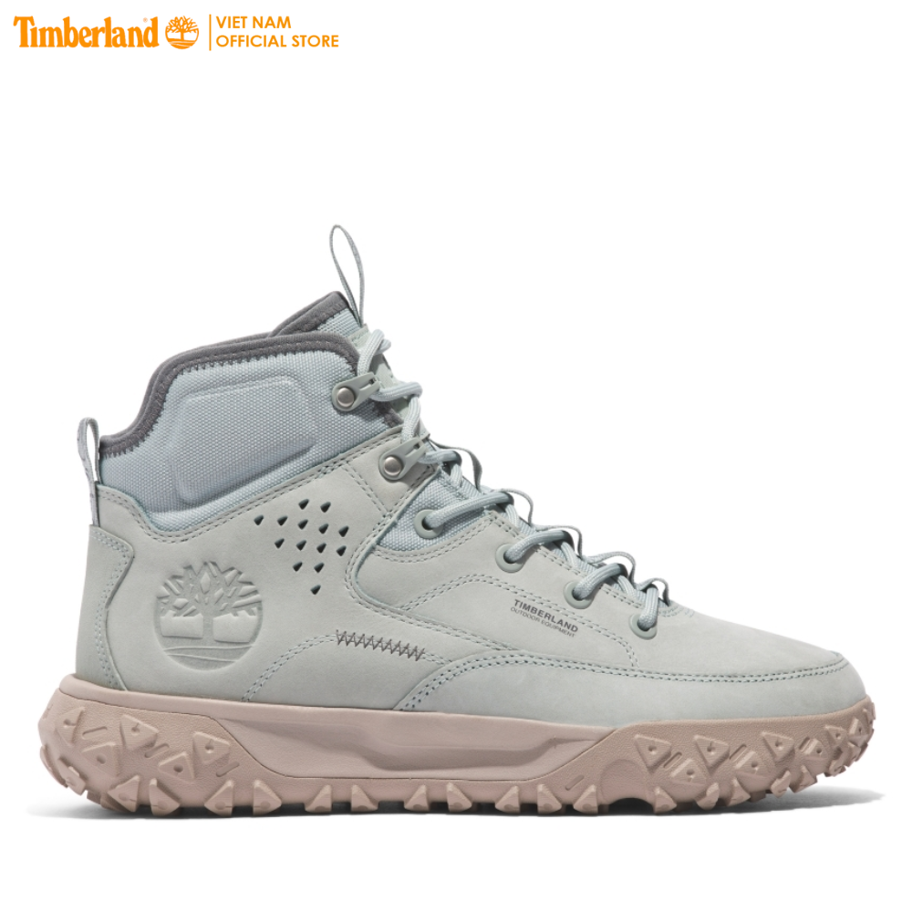 [Original] Timberland Giày Thể Thao Nam Leo Núi GreenStride Motion 6 Mid Leather Grey Nubuck TB0A62XVNF