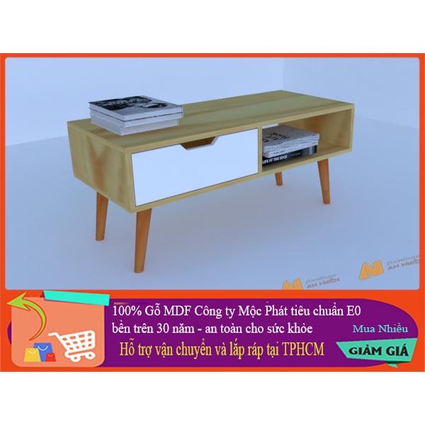 Made in VN-Bàn Trà , Bàn Sofa - Bàn trà sofa có ngăn kéo - gỗ mdf 18mm công ty Mộc Phát độ bền trên 30 năm AN002