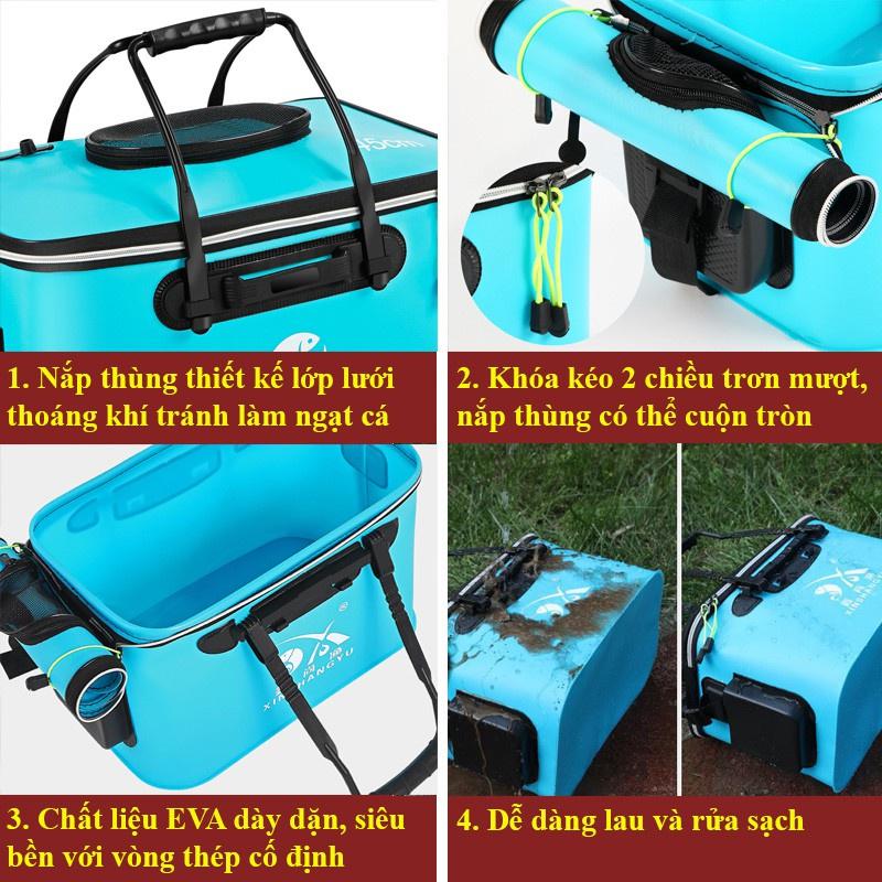 Thùng Đựng Cá Đi Câu Cao Cấp  KK9 - Sanami Fishing