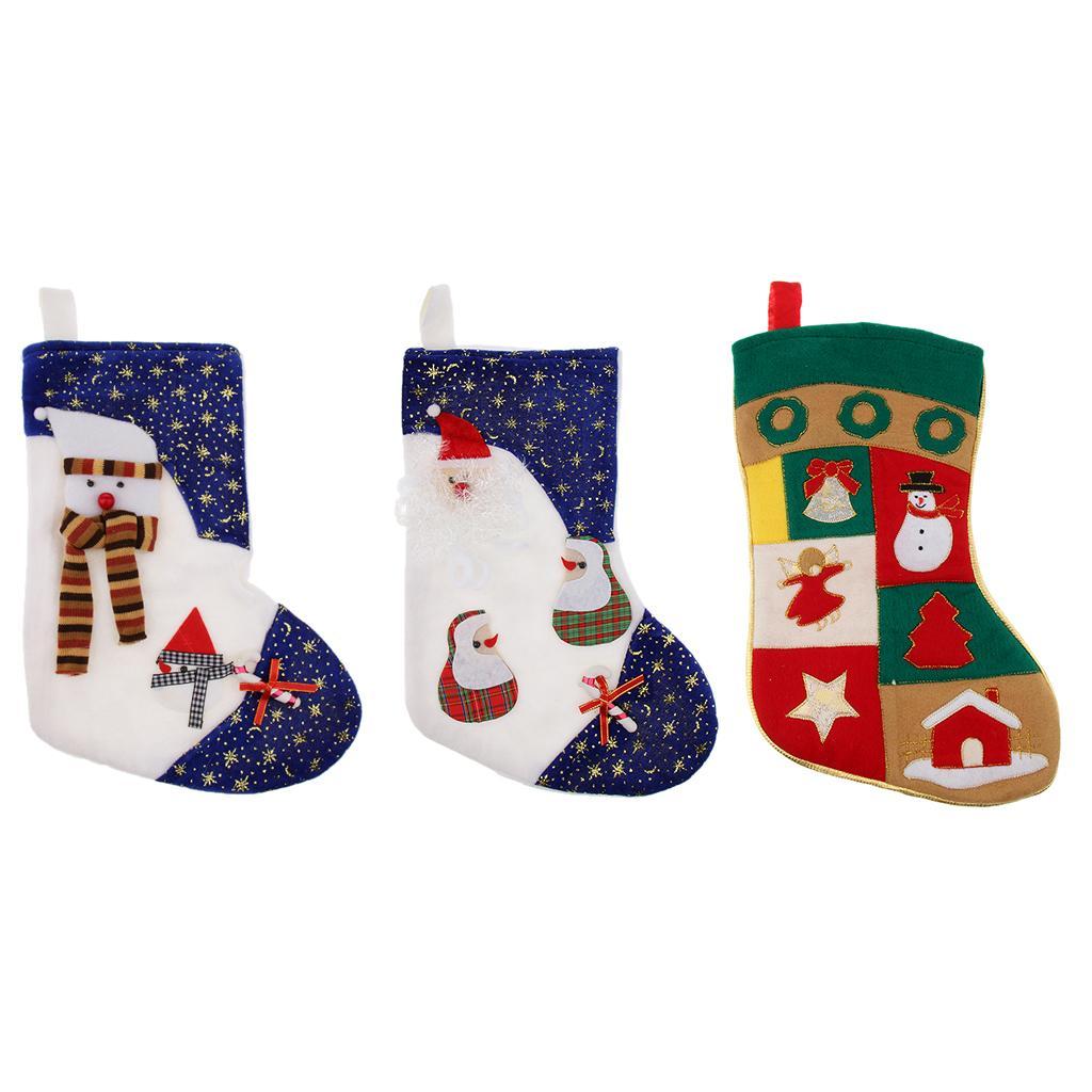 Small Christmas Socks Snowman Socks Decoration Supplies