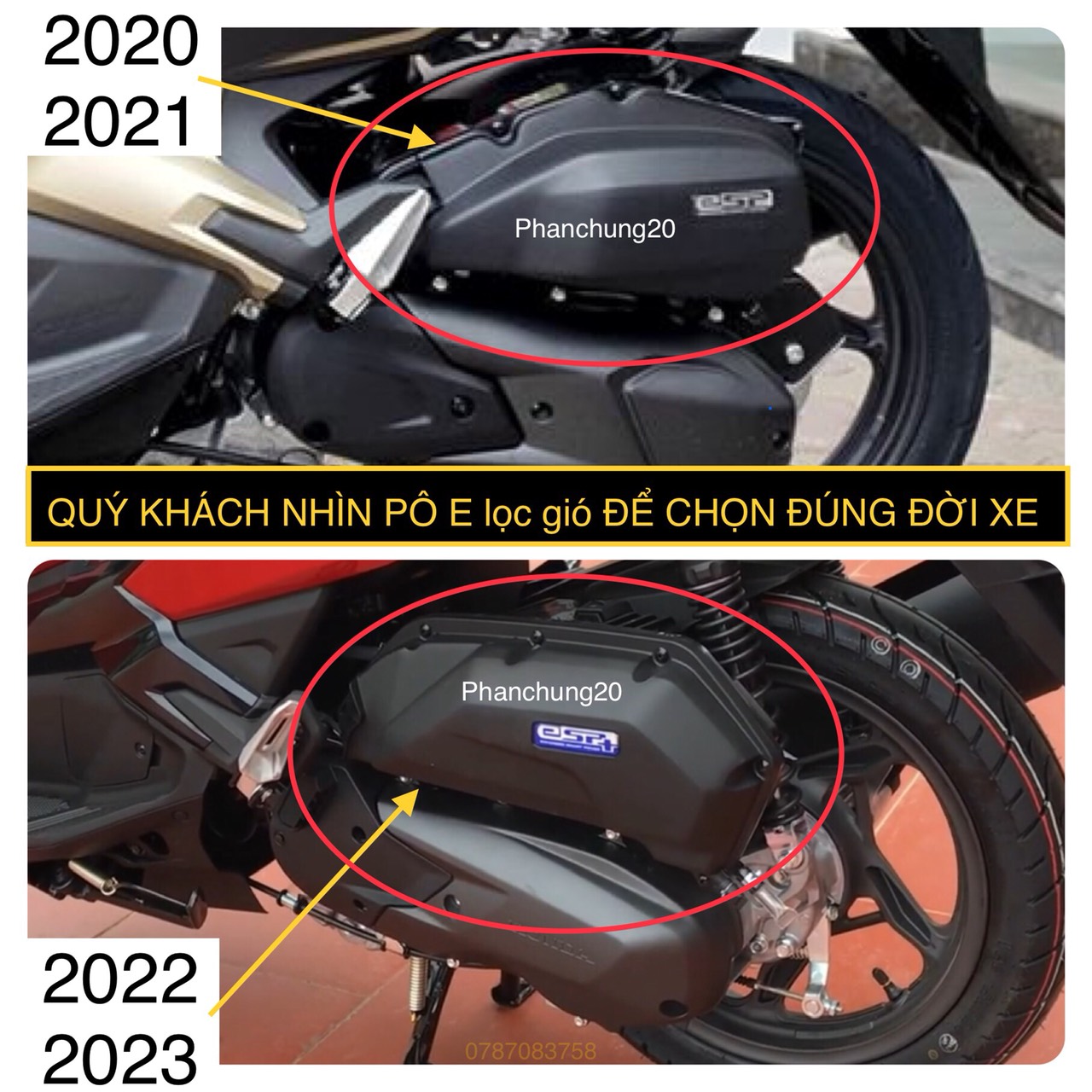 COMBO ỐP TRANG TRÍ DÙNG CHO XE AB 2022 2023 -125 160cc CROM
