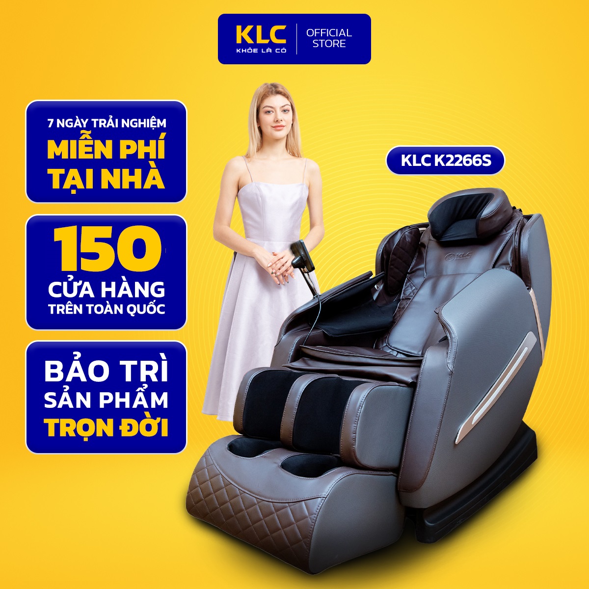 Ghế massage toàn thân KLC K2266S