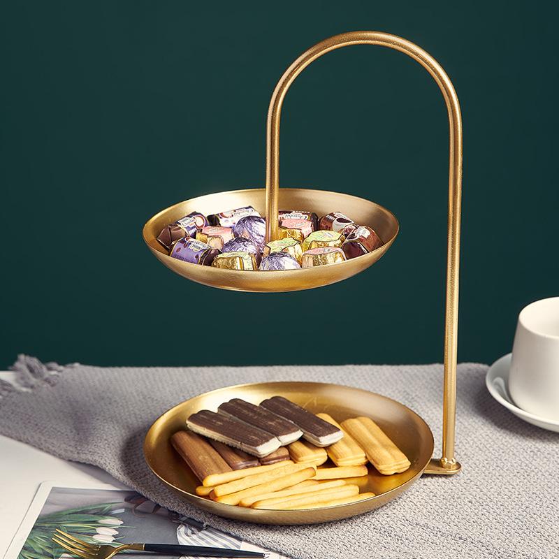 2 Lớp Hoa Quả Khay Chứa Giá Đựng Bánh Họ Đảng Món Tráng Miệng Có Giá Để Đồ Trang Trí Đám Cưới Snack Giá Phụ Kiện Nhà Bếp