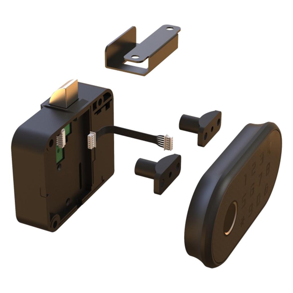 Fingerprint Password Lock Cabinet Locks Biometric Keyless Wooden Box Furniture Drawer Fingerprint Locks Safety, Suitable for Home &Office