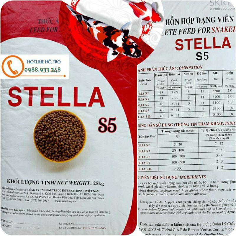 Cám cá Koi Stella S5| 1Kg