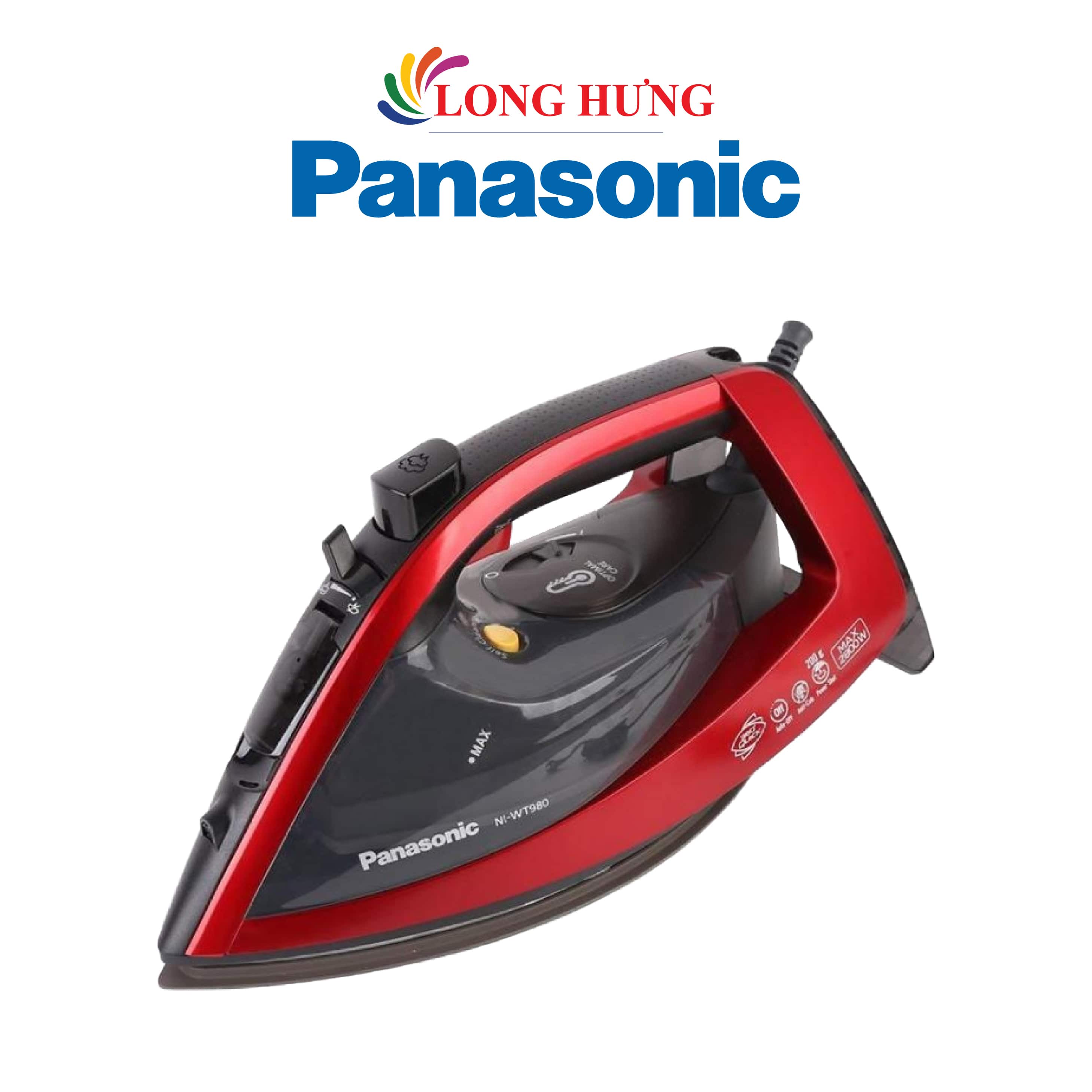 Bàn ủi hơi nước Panasonic NI-WT980RRA - Hàng chính hãng