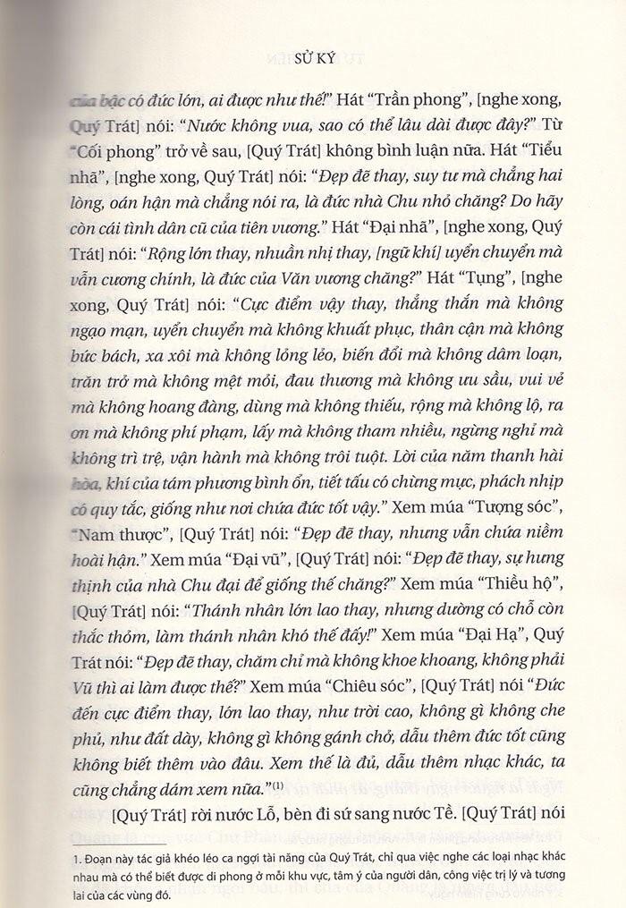 Sách Sử Ký III - Thế Gia