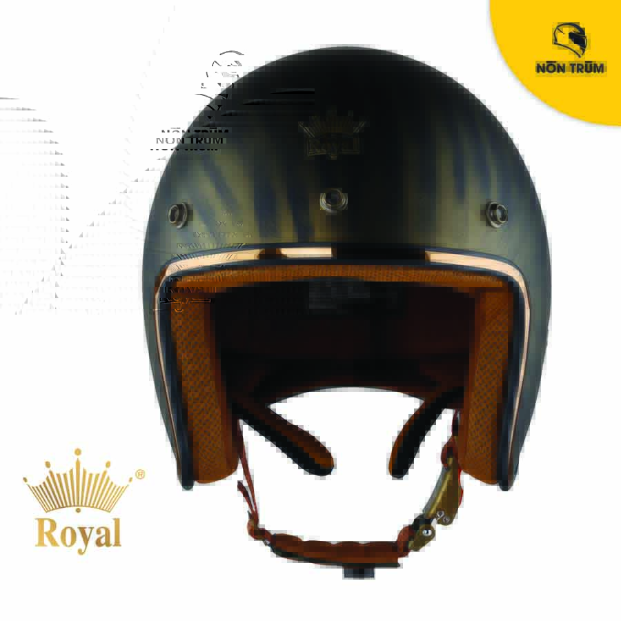 Nón bảo hiểm 3/4 Royal M20C đồng xước nhám phân phối bởi hệ thống Nón Trùm