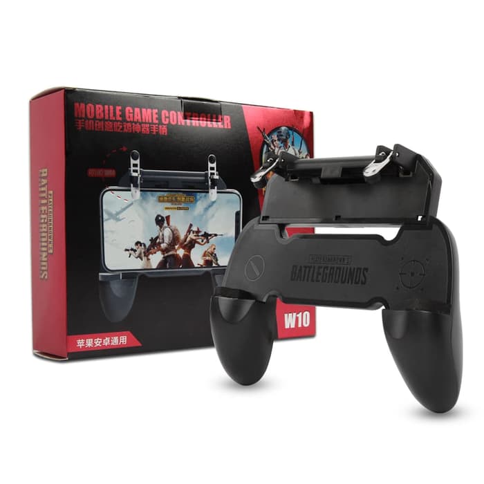 Tay Cầm Chơi Game Pubg, Ros, Free Fire Controller ( Phiên Bản 2019 ) siêu mượt W10 - Đen - Hàng nhập khẩu