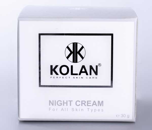 Kem Dưỡng Trắng Da Ban Đêm Bạc KOLAN Night Cream Silver 30g