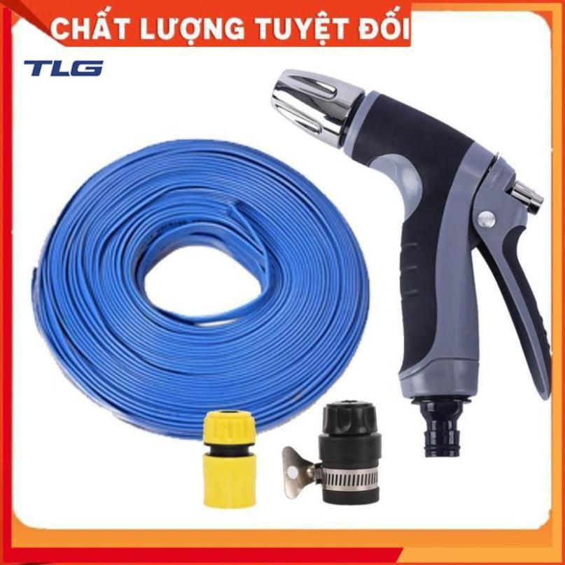 Bộ dây và vòi xịt tăng áp rửa xe tưới cây 206817