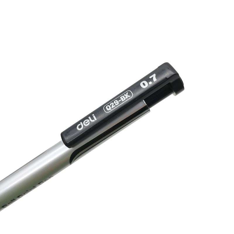 Bút Bi Think 0.7 mm - Deli CQ29-BK - Mực Đen
