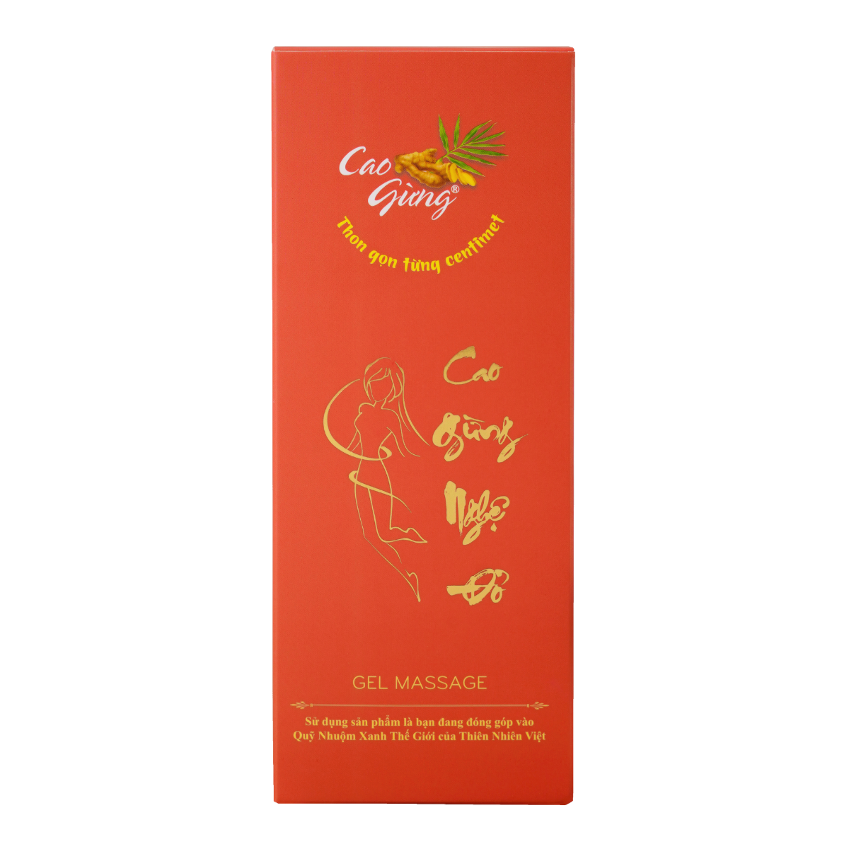 Cao Gừng Nghệ Đỏ Thanh Lăn Tan Mỡ 180ml
