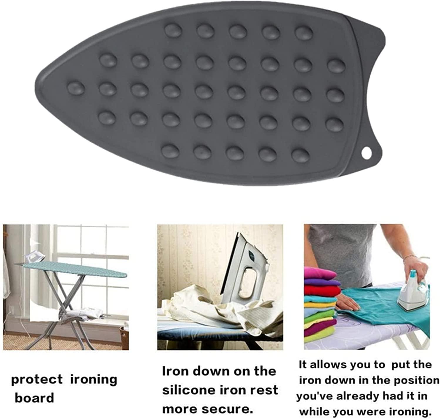Thảm bàn ủi, silicon silic pad sắt hỗ trợ dư lượng bàn ủi bàn ủi chống trơn trượt chống trượt bằng sắt chống trượt bằng sắt mini Iron Iron Rest Rest