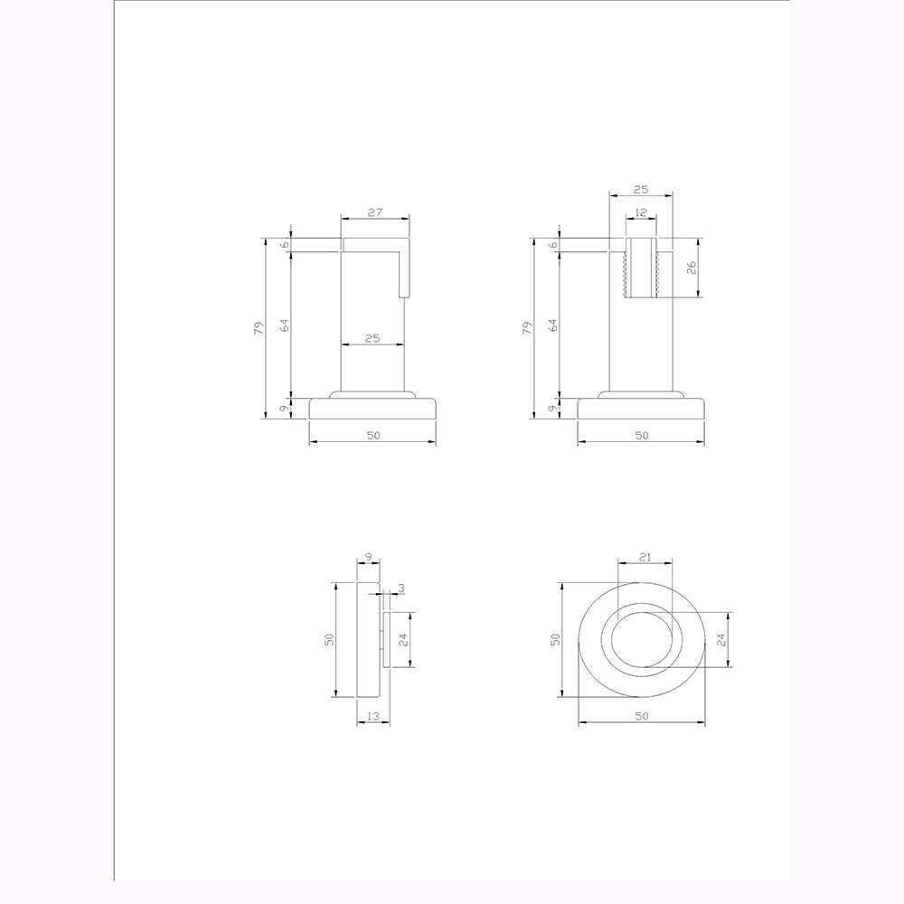 Hít Cửa Chống Va Đập Cửa 45301.001SSS