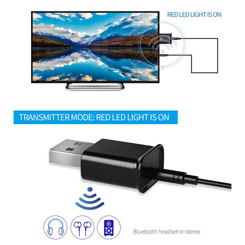 Tai Nghe Bluetooth Với Thiết Bị Thu Phát Không Dây Tai Nghe HiFi Stereo Tai Nghe Nhạc Truyền Hình Tai Nghe Cho Máy Tính Máy Tính Chơi Game