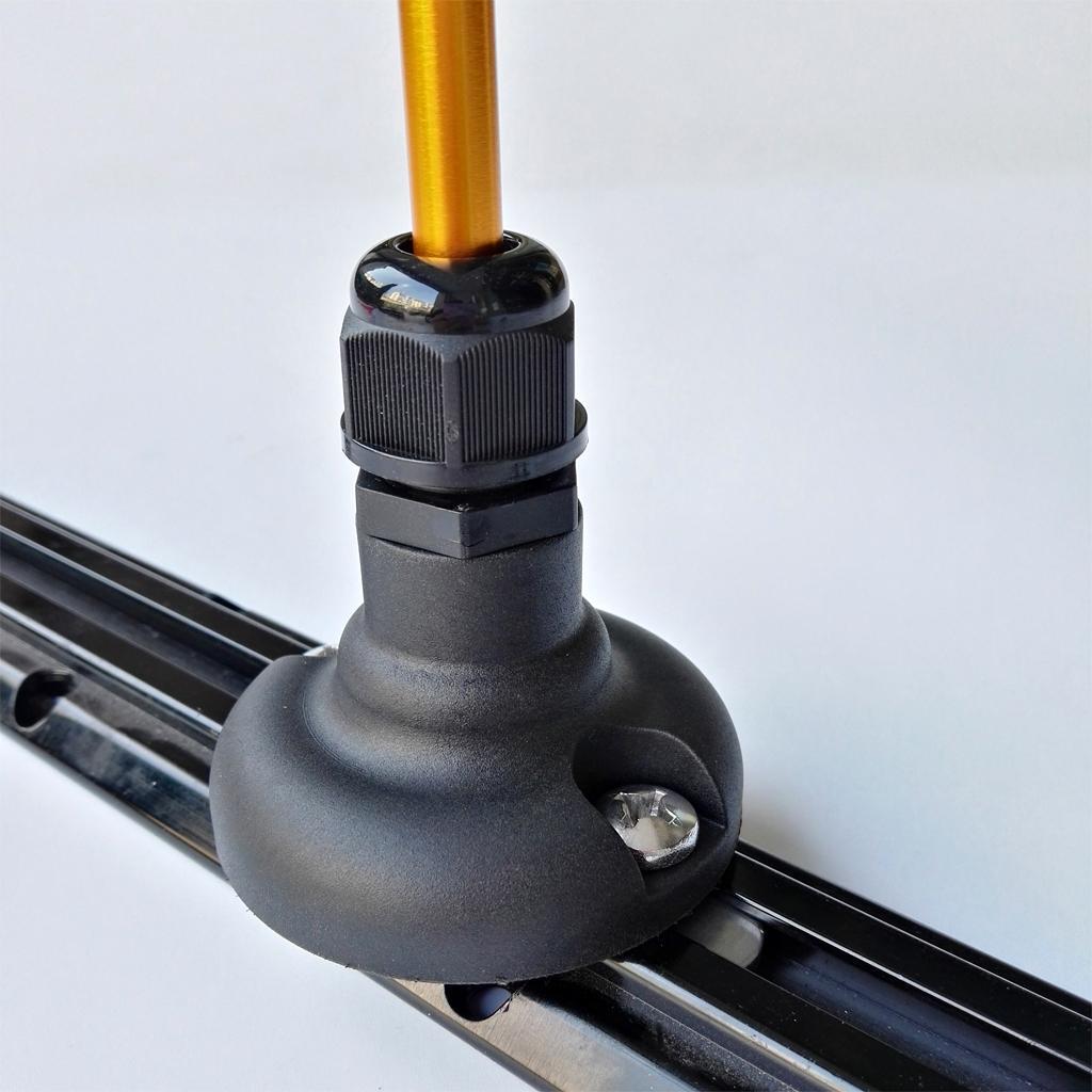 3 Set Safety Flag Base Kit With Base Canoe Kayak DIY Accessory