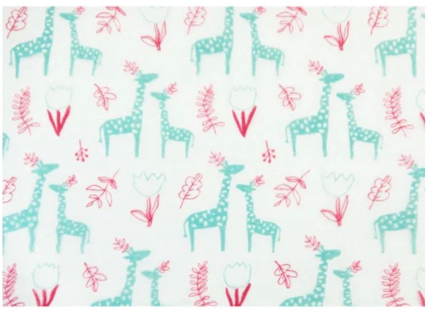 Chăn quấn hình hươu cao cổ Orunet 100% cotton MS: OGHW0816