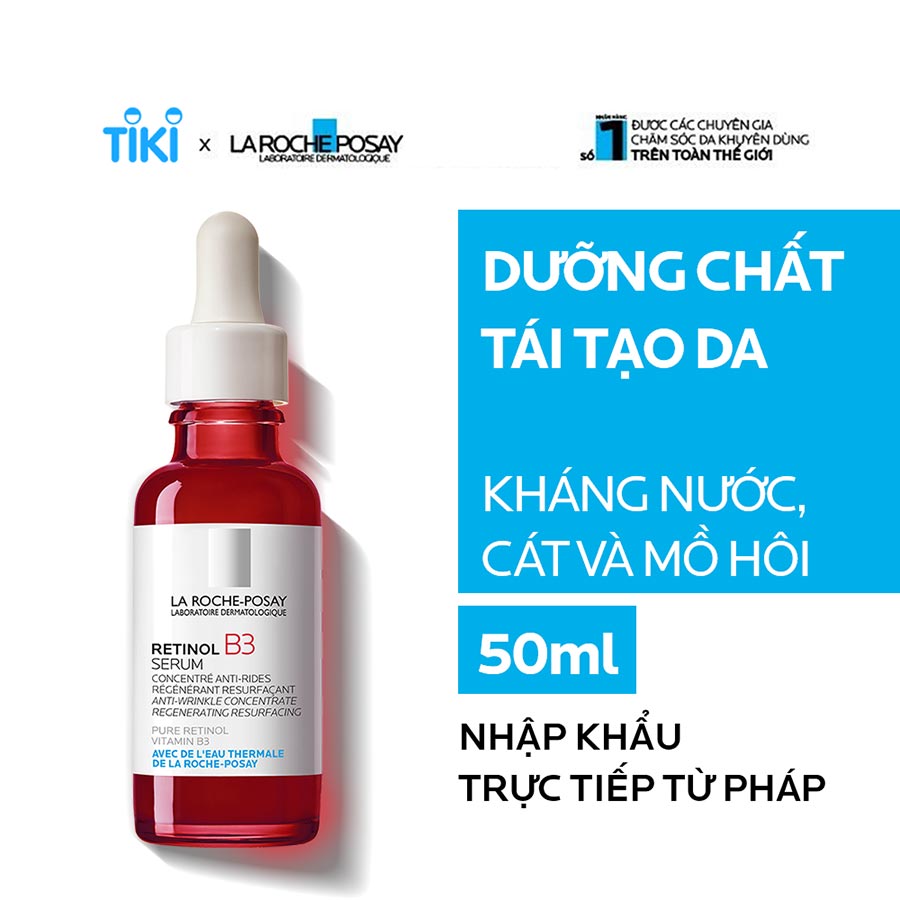 Dưỡng chất giúp giảm thâm nám, nếp nhăn và làm đều màu da La Roche-Posay Retinol B3 Serum 30ml
