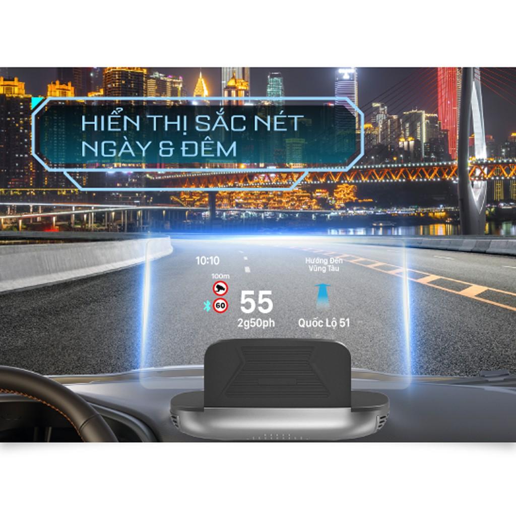 Vietmap H1AS - Màn hình HUD Cảnh báo giao thông dẫn đường Vietmap Live - Báo áp suất lốp - Hàng chính hãng