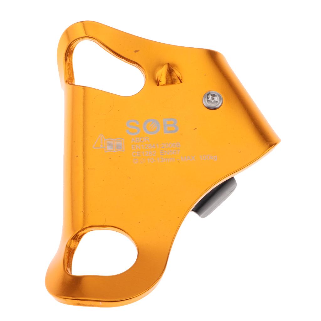 10kn Right/Left Hand Ascender with Free Decal for Outdoors Tree Rock Climbing Mountaineering