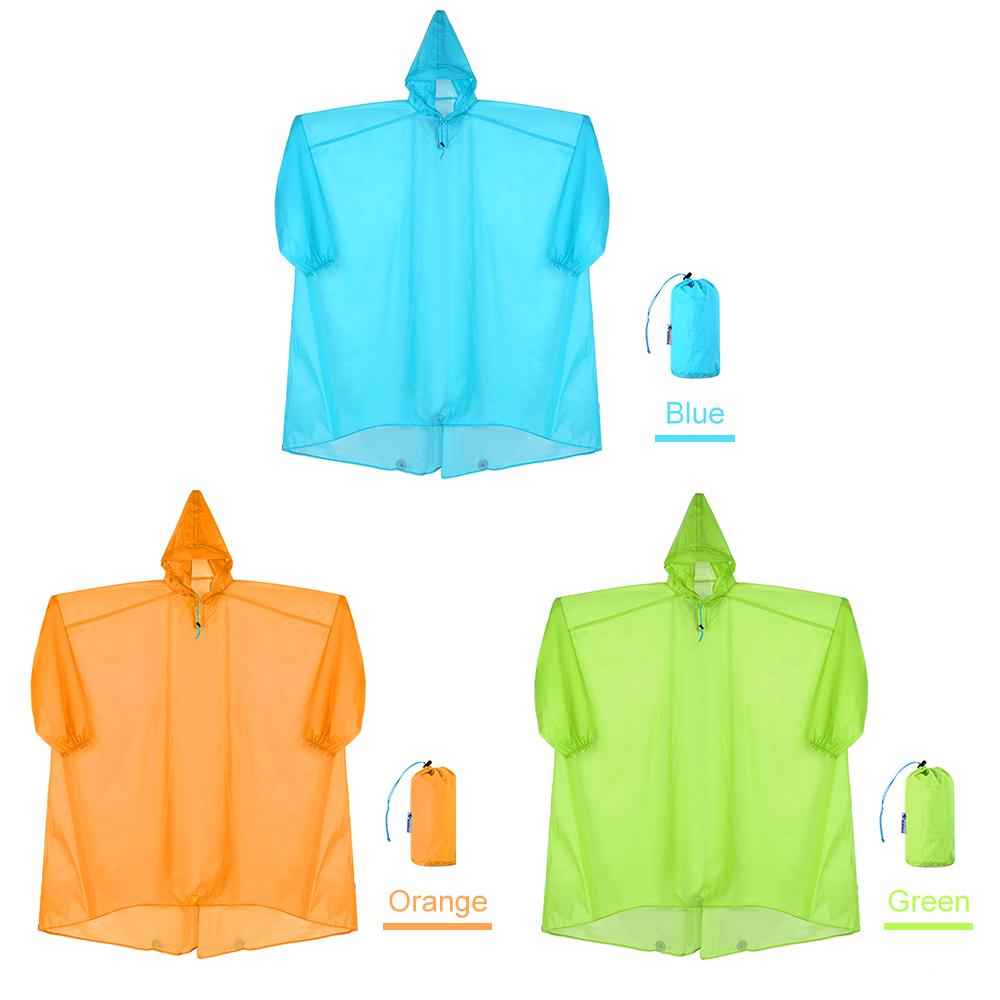 Áo mưa Nylon với Đường khâu kép và phủ silicone để chống nước hoàn hảo, mềm mại, có mũ trùm đầu
