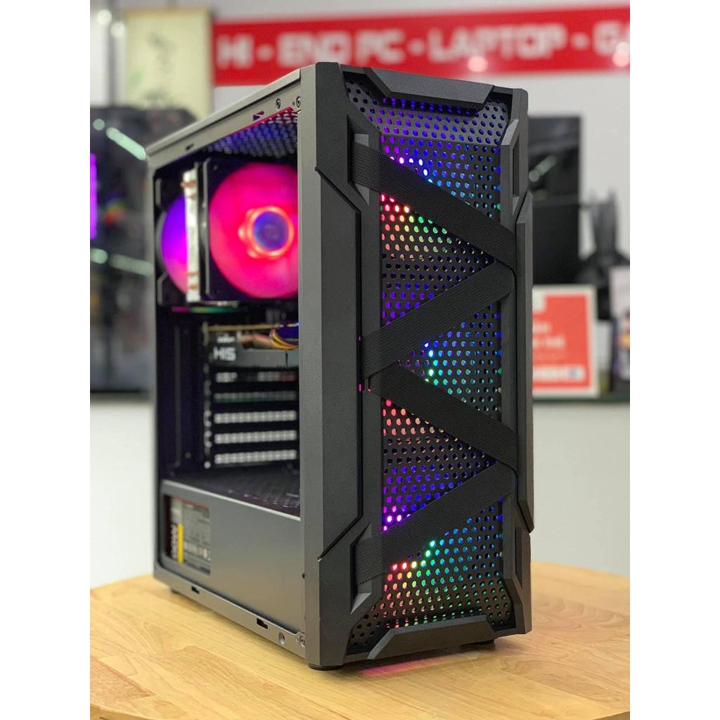 Thùng PC Gaming  (H81/E3-1220v3/8GB/RX460/160GB/250GB/400W)