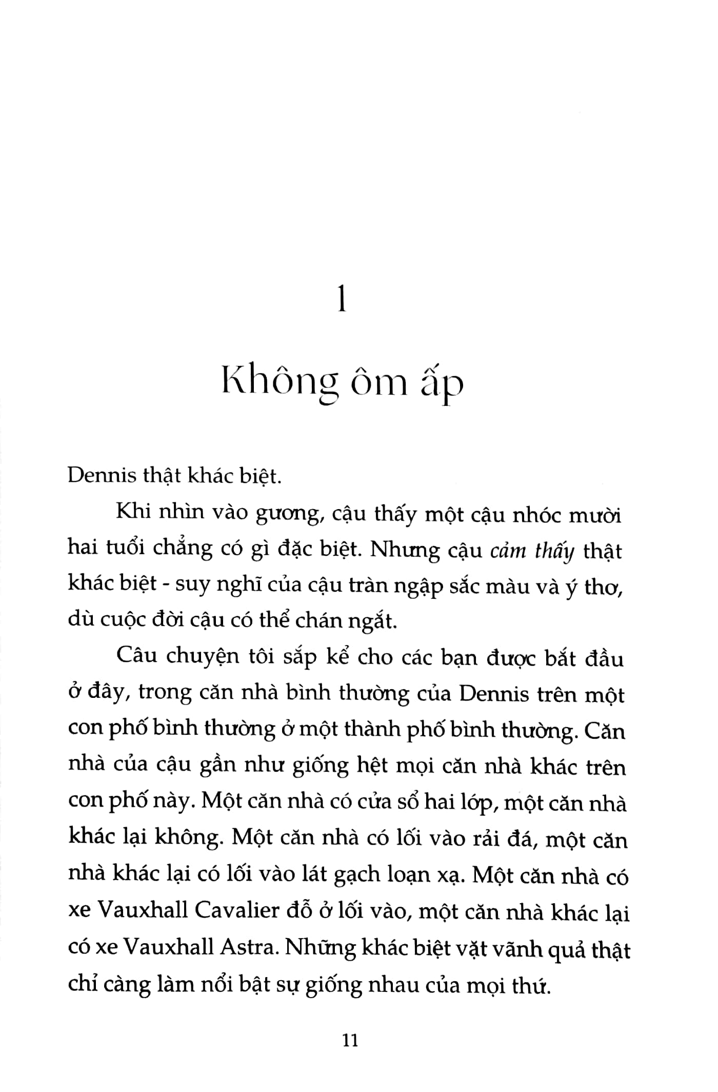Cậu bé mặc váy