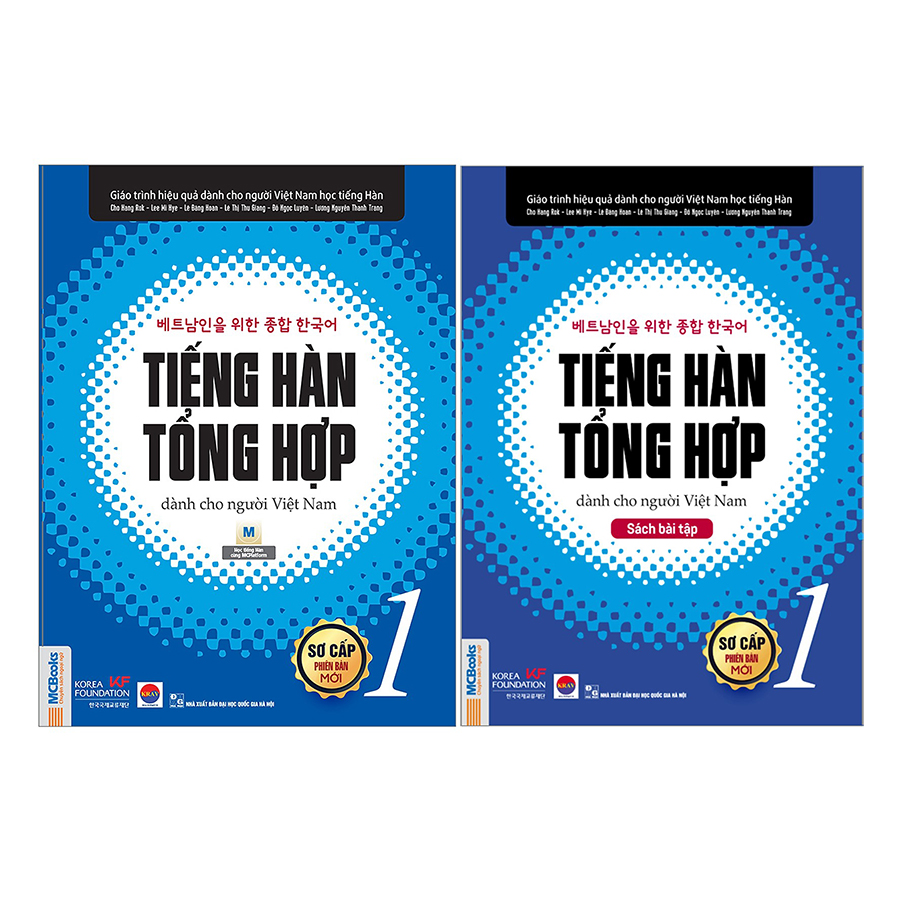 Combo 2 Cuốn Tiếng Hàn Tổng Hợp Dành Cho Người Việt Nam Sơ Cấp 1 (Sơ Cấp 1 + Sách Bài Tập Sơ Cấp 1)