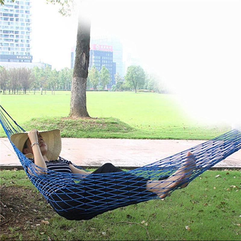 Cắm Trại Ngoài Trời Lưới Nylon Dây Võng Di Động Võng Thoải Mái Treo Đầm Vườn Xoay Ghế Giải Trí Dropshipping