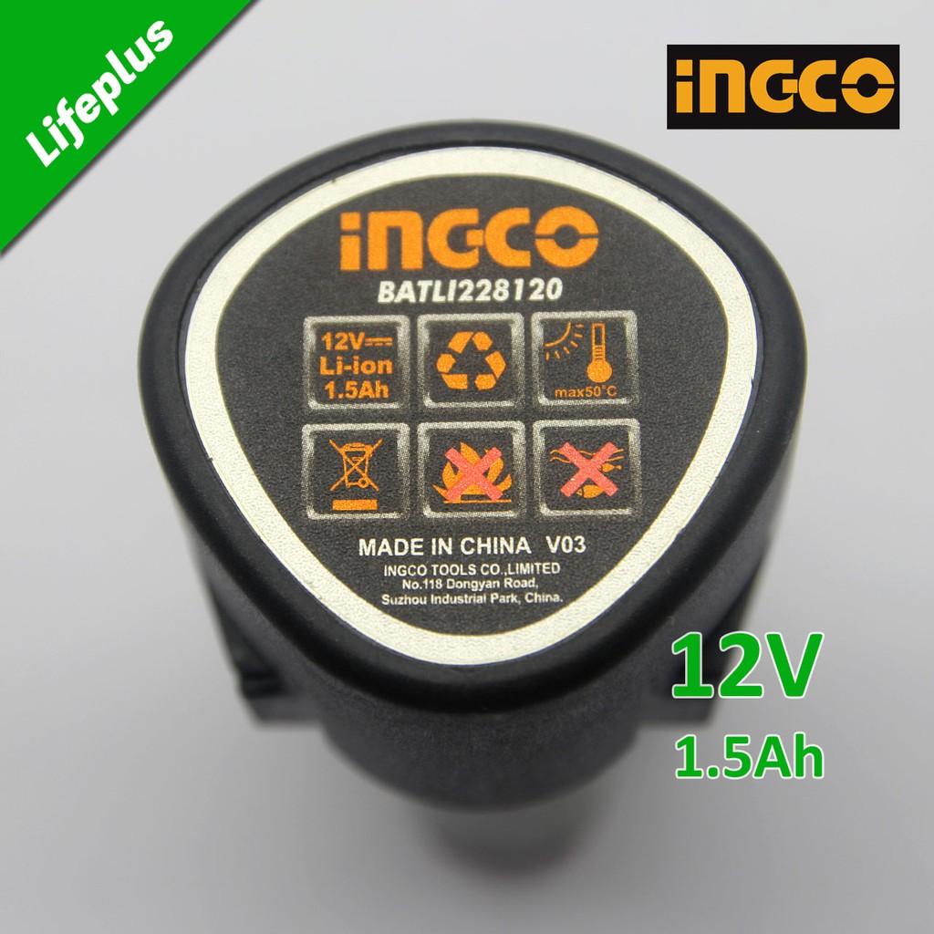 Pin litium 12V BATLI228120 cho dụng cụ cầm tay Ingco