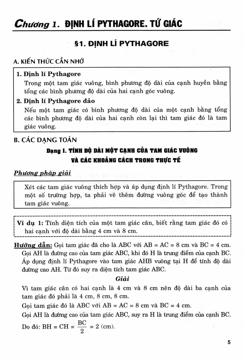 Toán Nâng Cao Hình Học 8 (Dùng Chung Cho Các Bộ SGK Hiện Hành) -  HA