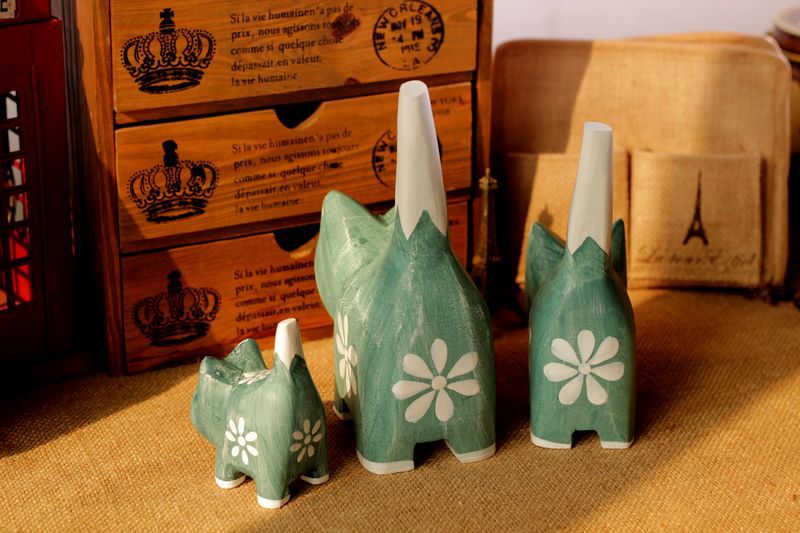 Tượng Gia Đình Nhà Mèo