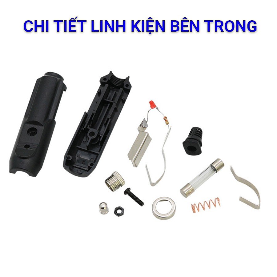 Sạc Máy đếm tiền mini và các thiết bị có điện áp 12VDC trên ôtô có LED và kèm cầu chì bảo vệ an toàn