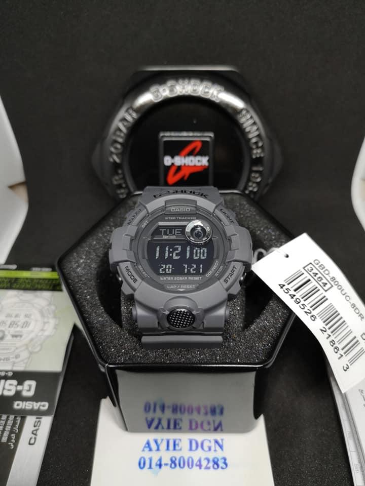 Đồng Hồ Nam Dây Nhựa G-Shock GBD-800UC-8DR Bluetooth | GBD-800UC-8